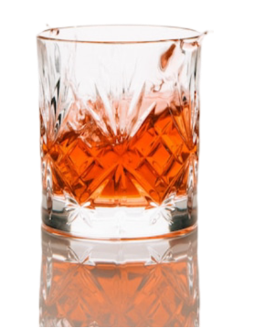 vertical shot whiskey glass reflecting table_181624 42922 e1736597518257